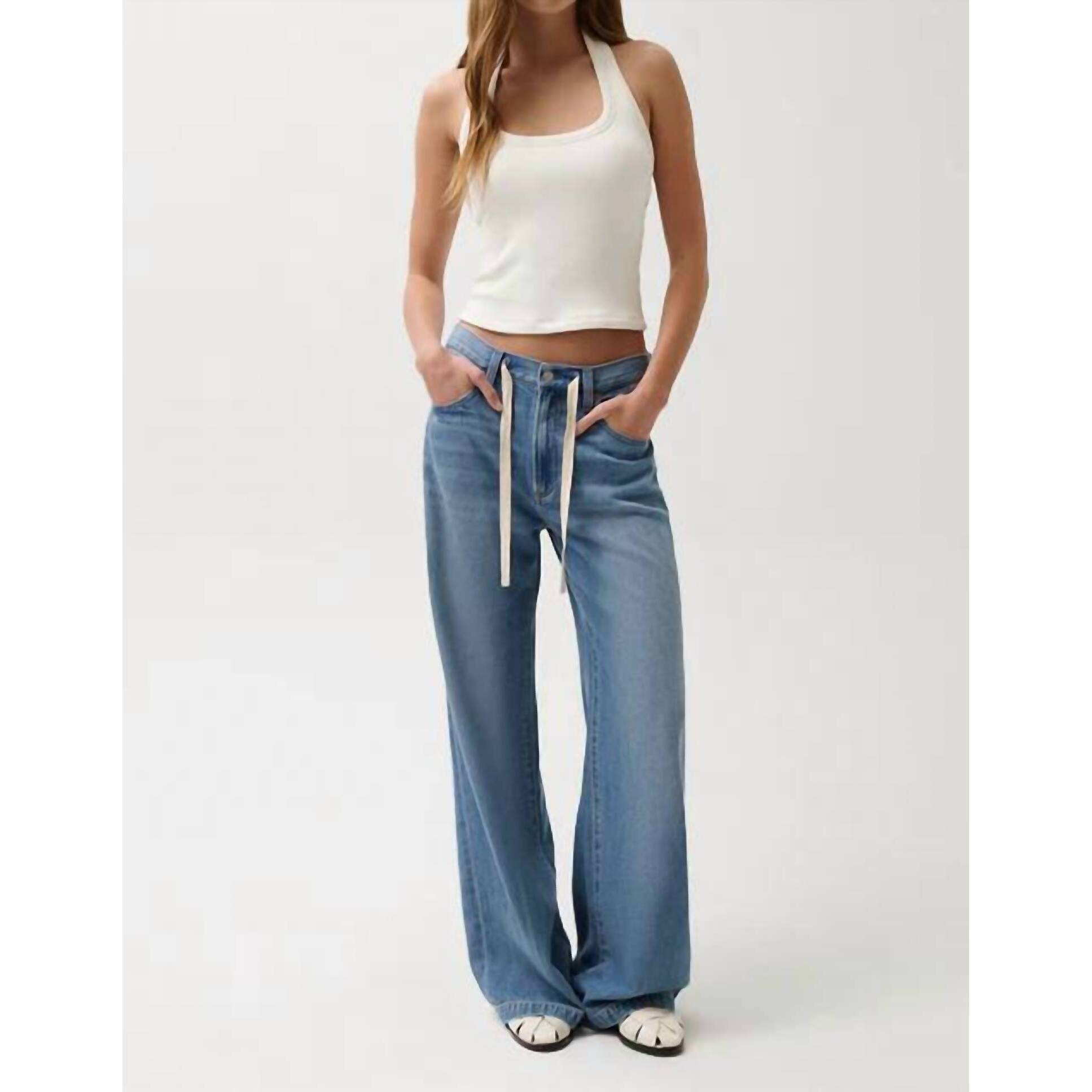 New Pistola Jadyn Palazzo Pant With Drawcord In Expanse